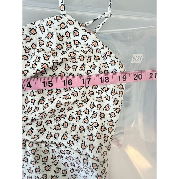 French‎ Connection Floral Midi Dress Sweetheart Neckline Adjustable Straps Sz 12 - Picture 5 of 16